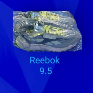 Reebok Blue and Yellow Sneakers
